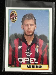 CARD MERLIN CALCIO 95 STAR ZVONIMIR BOBAN MILAN AC # 193 STAR PSA ? NO PANINI - Imagen 1 de 2