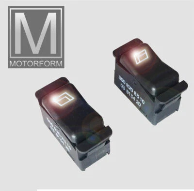 MOTORFORM 2 pezzi interruttore alzacristalli illuminato Mercedes SL R107 W107 560SL