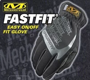 MECHANIX WEAR FastFit Mechanics Gloves: Clarino Synthetic Leather, Size XL - Picture 1 of 2