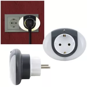 2Stk LED Nachtlicht Zwischenstecker Dämmerungssensor Orientierungslicht Stecker - Bild 1 von 4