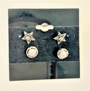 Konvolut 2 Sterling Silber Ohrstecker - Bild 1 von 2