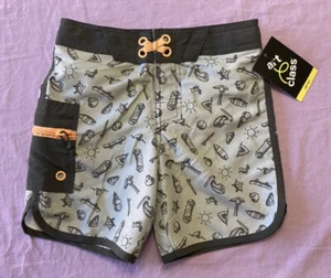 Art Class Boys' Graphics Swim Trunk Gray Size 4 - Picture 1 of 2