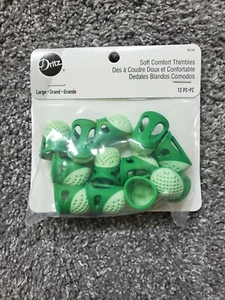 Dritz Soft Comfort Thimbles 12pc BK168 - Picture 1 of 1