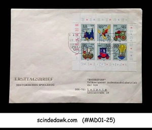 GERMANY - 1980 CHILDREN FUND / TOYS - M/S - FDC - Picture 1 of 1