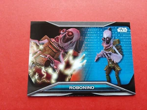 Star Wars Topps Bounty Hunters Parallel Card Blue Level 2 Robonino B2-63 - Bild 1 von 1