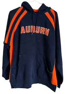 Russell Athletic Team Issue Auburn Hoodie Herren L Pullover Sweatshirt blau gestreift - Bild 1 von 9