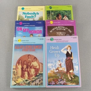 6 Dell Yearling Books ~ Beaver by Speare ~ Fault by Hermes ~ Heidi by Tritten - Picture 1 of 14