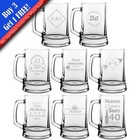 Personalised Engraved Novelty Beer Mug, Different Designs  Any Occasion