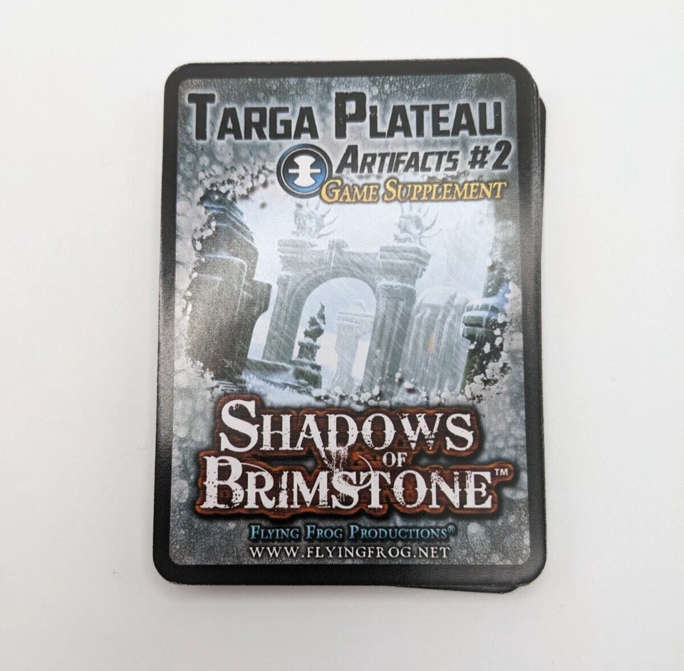 SHADOWS OF BRIMSTONE Board Game TARGA PLATEAU ARTIFACTS #2 Flying Frog 2023 - Image 1 of 1