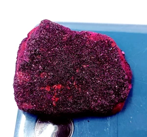 Gefärbt 255,30 ct Afrika roter Rubin ungeschliffen grob zertifiziert lose Edelstein GVH - Bild 1 von 8