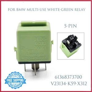 For Mini R50 R53 R52 R60 R56 R61 White Green Relay Multi Use 61368373700 Tyco - Picture 1 of 7