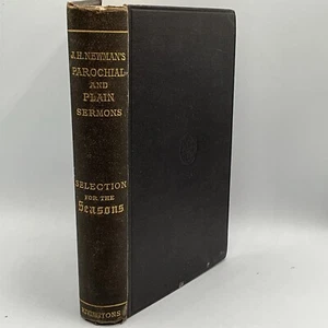 J H Newmans Parochial and Plain Sermons 1886 Selection for the Seasons - Imagen 1 de 10