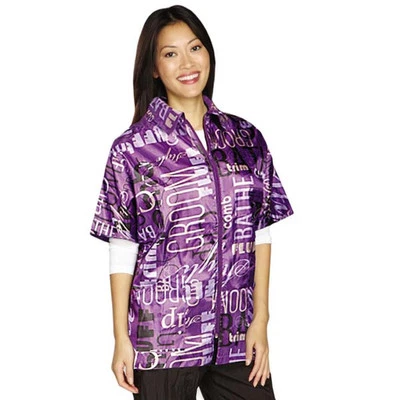 Top Performance GRAFFITI PRINT JACKET-PET GROOMING GROOMER HAIR STYLIST BARBER - Image 1 of 4