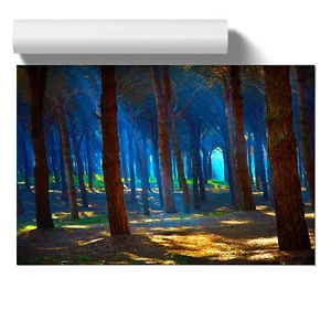 Paesaggio foresta Moyan Brenn n. 1 stampa poster arte da parete senza cornice immagine grande - Foto 1 di 4