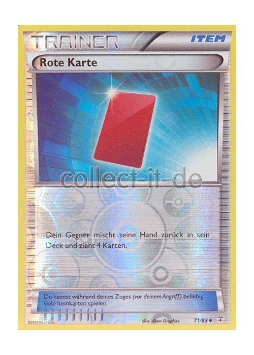Pokemon 71/83 Trainer - Rote Karte - Reverse Holo - Generationen - Bild 1 von 1