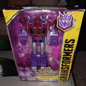 Nuovo con scatola ~~ Hasbro Transformers: Shockwave ~ FIGURA Bumblebee Cyberverse Adventures - Foto 1 di 6