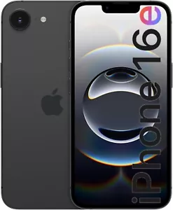 Apple iPhone 16e 5G 128GB 6,1" Nuovo Originale Smartphone NERO MD1Q4 - Foto 1 di 8