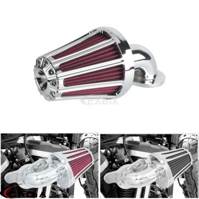 Chrome Air Cleaner Filter For Harley Touring Electra Street Road Glide 2017-2023 - Image 1 of 4