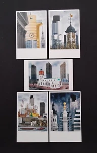 London Postcards - By David Gentleman - Set Of 5 - (Lot G) - Picture 1 of 4
