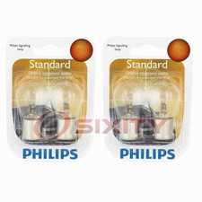 2 pc Philips Front Turn Signal Light Bulbs for Dodge 2000 GTX Avenger B150 wg