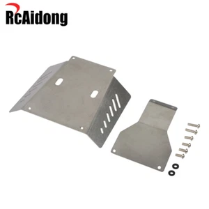 Protector de placa deslizante de chasis de acero inoxidable para pieza de actualizaciones Tamiya CC01 XC Pajero - Imagen 1 de 5