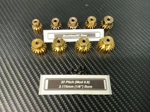 32P 3,175mm 12T - 20T Ritzel Zahnrad Mod 0,8 1/8" für Traxxas Slash 4x4 Stirnrad - Bild 1 von 2