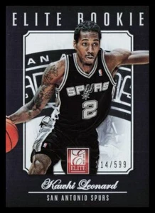 2012-13 Panini Elite Kawhi Leonard Rookie 214/599 San Antonio Spurs #215 - Picture 1 of 2