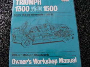 HAYNES Triumph 1300 and 1500 Owners Workshop Manual 1965+ FREE P&P - Picture 1 of 6