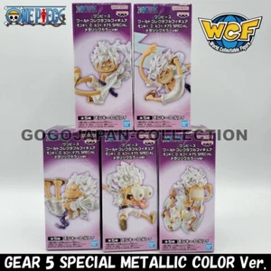 ONE PIECE WCF MONKEY D. LUFFY GEAR 5 SPECIAL METALLIC COLOR Ver. FULL SET - Picture 1 of 4