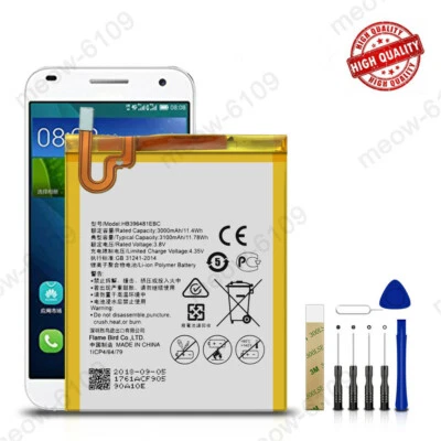 Nueva Batería de Repuesto HB396481EBC Para Huawei Honor 5X KIW-L24 KIW-L21 Herramientas Foto 1 de 4