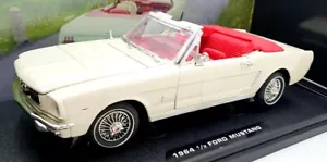 Motor Max 1/18 Scale 79833 007 Goldfinger '64 1/2 Ford Mustang Convertible White - Picture 1 of 5