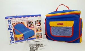 1999 Fisher-Price Stow'n Go Toddler Booster Seat Backpack Bag Box Instructions 