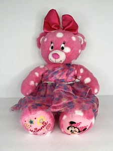 Build-A-Bear Disney Minnie Mouse Polka Dot Plush Teddy w Flower Party Dress - Picture 1 of 19