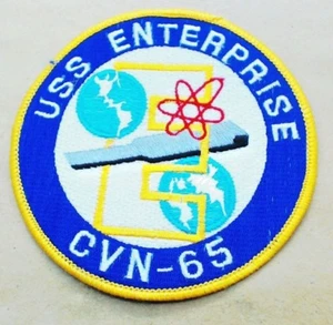 PARCHE DE CHAQUETA ORIGINAL DE ESTADOS UNIDOS MODERNA MARINA USS ENTERPRISE SQUADRON G1 - Imagen 1 de 1