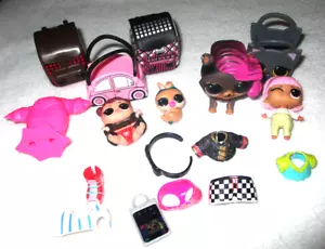 LOL Muñecas Figuras Misteriosas Ropa Mochilas Bolsas y Accesorios Lote de 17 Piezas - Imagen 1 de 8