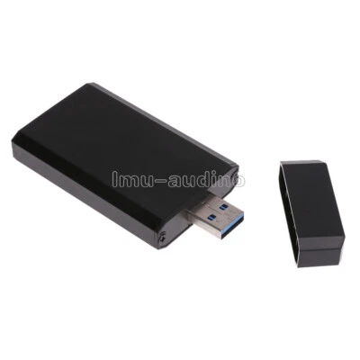 USB 3.0 to mSATA SSD Hard Disk Box Converter Adapter Enclosure External Case - Bild 1 von 4