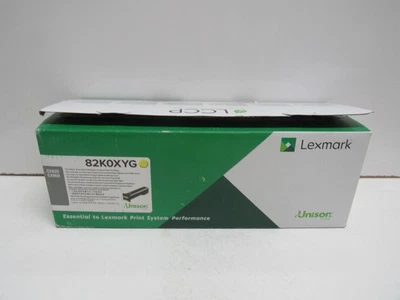 GENUINE LEXMARK 82K0XYG (CX825) YELLOW EXTRA HIGH YIELD TONER CARTRIDGE - Image 1 of 2