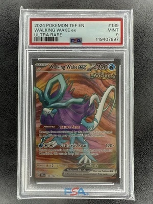 Walking Wake ex 189/162 SV05: Temporal Forces Holo PSA 9 - Image 1 of 2