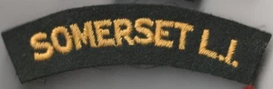 Infantería ligera Somerset: título de hombro de tela tejida/bordada - Imagen 1 de 2