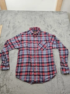 Ranch Tough Flanell Langarm Hemd Gr. Medium rot kariert - Bild 1 von 6