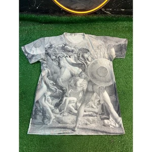 Klassisches griechisches All Over Print T-Shirt Alte Geschichte Kunst Tee Herrenbekleidung Größe M - Bild 1 von 7