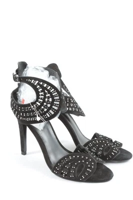 ZARA WOMAN Sandalias de tacón alto Mujeres Sandalias de tacón Talla EU 40 negro - Imagen 1 de 4