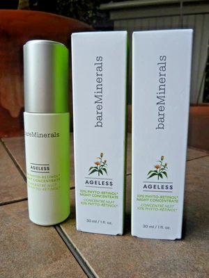 Lot 2 BareMinerals Ageless 10% Phyto Retinol Night Concentrate 30ml / 1oz – NEW - Image 1 of 4