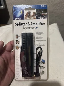 Upbeat Audio Boostaroo Portable Headphone Amplifier 3 Way Audio Splitter Sealed - Picture 1 of 1