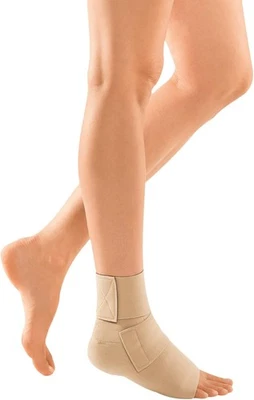 CircAid Juxtalite Ankle and Foot Compression Wrap (Size: L) Beige - Image 1 of 2
