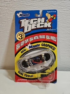 Vintage 1998 Tech Deck Maple Skateboards Black Cat Firework Series 3430 Neu - Bild 1 von 6