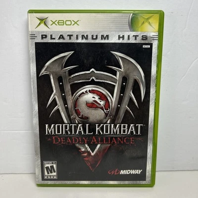 Mortal Kombat Deadly Alliance Microsoft Xbox Platinum Hits CIB Tested - Image 1 of 4