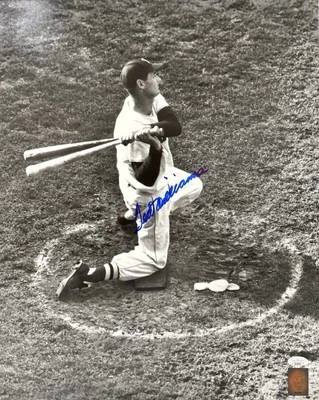 Ted Williams Signed 16x20 Photograph On Deck Circle JSA LOA #ZZ18853 - Image 1 of 4