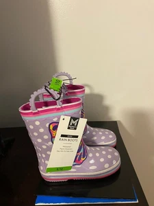 STIVALI DA PIOGGIA NUOVI PER BAMBINA TAGLIA 9/10 MARCA MEMBRI - Foto 1 di 8