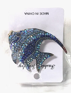 Spilla con strass pesce - Foto 1 di 1